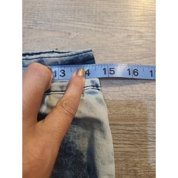 Exocet size 3 junior's acid/ white wash jogger style jeans - Picture 9 of 11